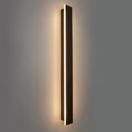 Zwarte moderne Wandlamp voor Buiten IP65 – Gevel & Tuinverlichting