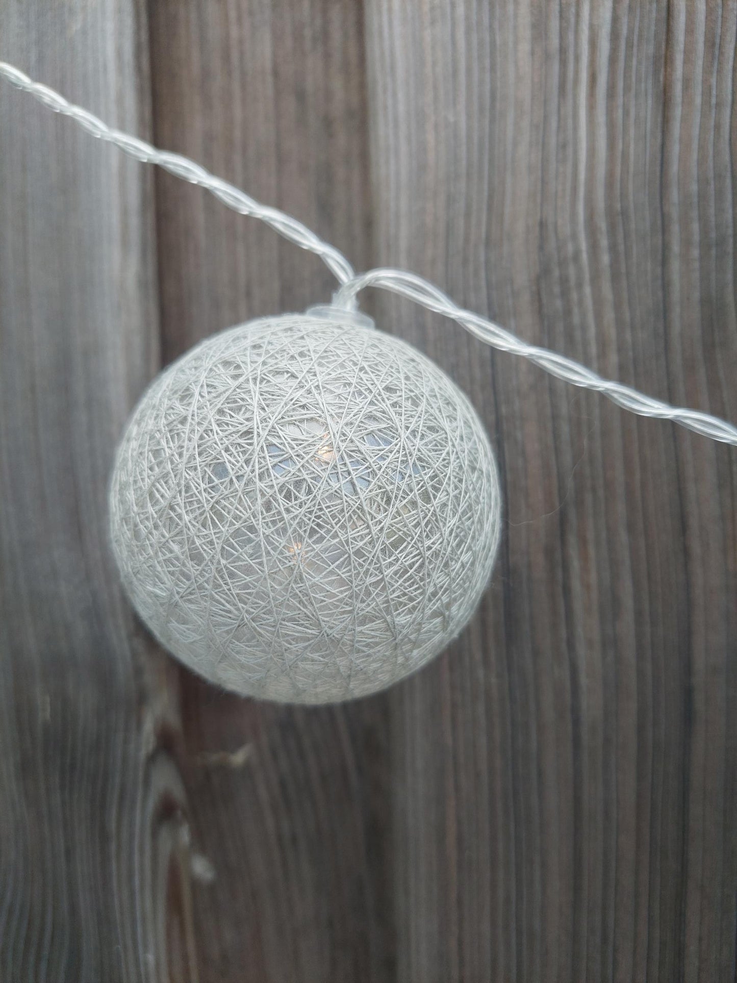 Decoratieslinger lampion groen met LED-verlichting