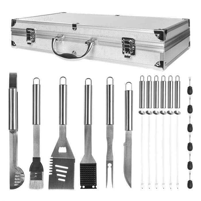 19-delig BBQset inclusief koffer
