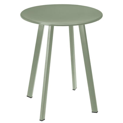 Bijzettafel rond mat groen voor buiten - voor binnen - salontafel