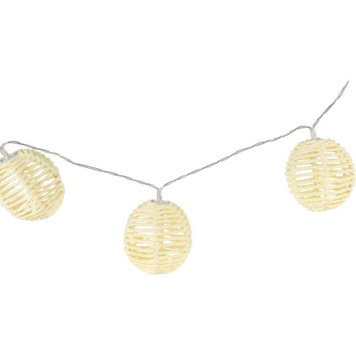 Lichtslinger rotan met 20 lampjes