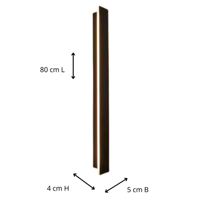 Zwarte moderne Wandlamp voor Buiten IP65 – Gevel & Tuinverlichting