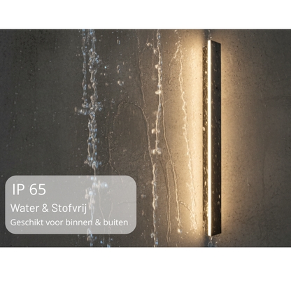 Zwarte moderne Wandlamp voor Buiten IP65 – Gevel & Tuinverlichting