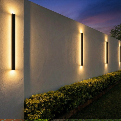 Zwarte moderne Wandlamp voor Buiten IP65 – Gevel & Tuinverlichting