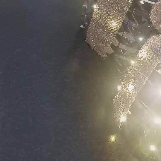 Details bekijken voor Kerstcadeaus met LED verlichting zwart en goud Kerstcadeaus met LED verlichting zwart en goud